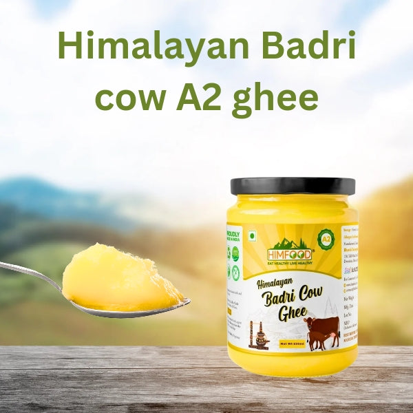 Himfood Himalayan Natives A2 Badri Cow Ghee 250ml | 100% Pure cow ghee | Desi cow Ghee | Highly Nutritious | Helps Keep Your Heart Healthy | Boost Immunity