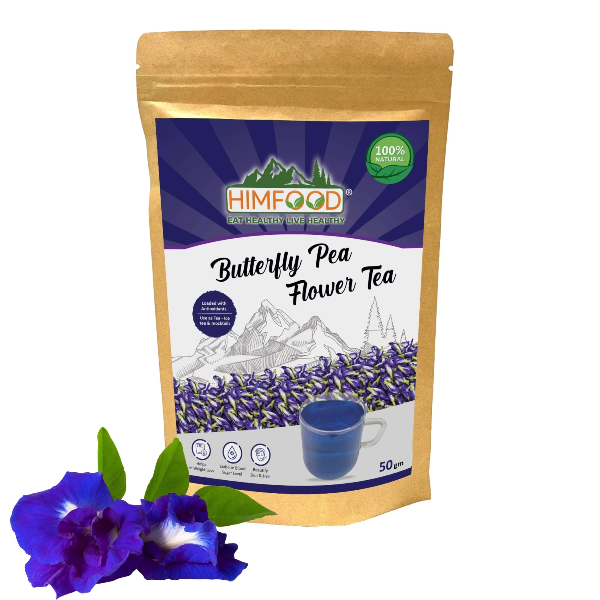 Butterfly pea flower tea